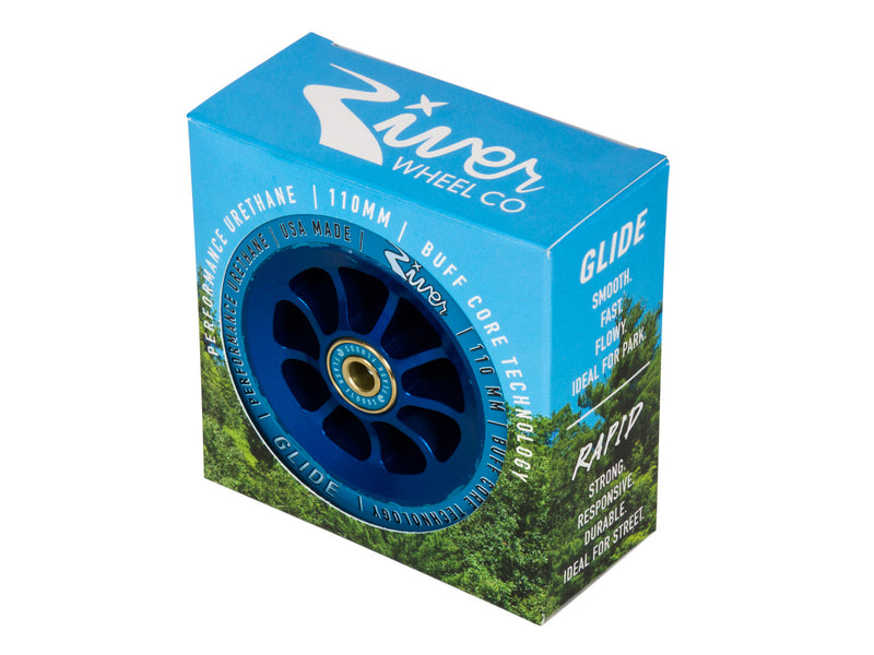 River Wheel Co Glides Sapphire 110mm Wheels